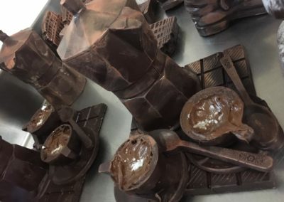 Caffettiera di cioccolata