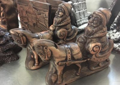 Slitta Babbo Natale  di cioccolata